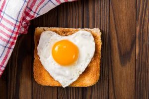 egg over bread